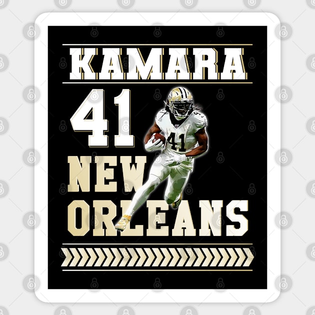 Alvin Kamara | 41 Sticker by Aloenalone